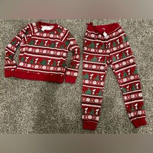 NEW American Eagle Peanuts Snoopy Crewneck and pants CHRISTMAS set size small